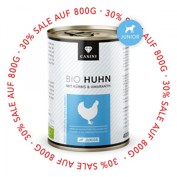 Junior Bio Huhn mit Kürbis & Amaranth